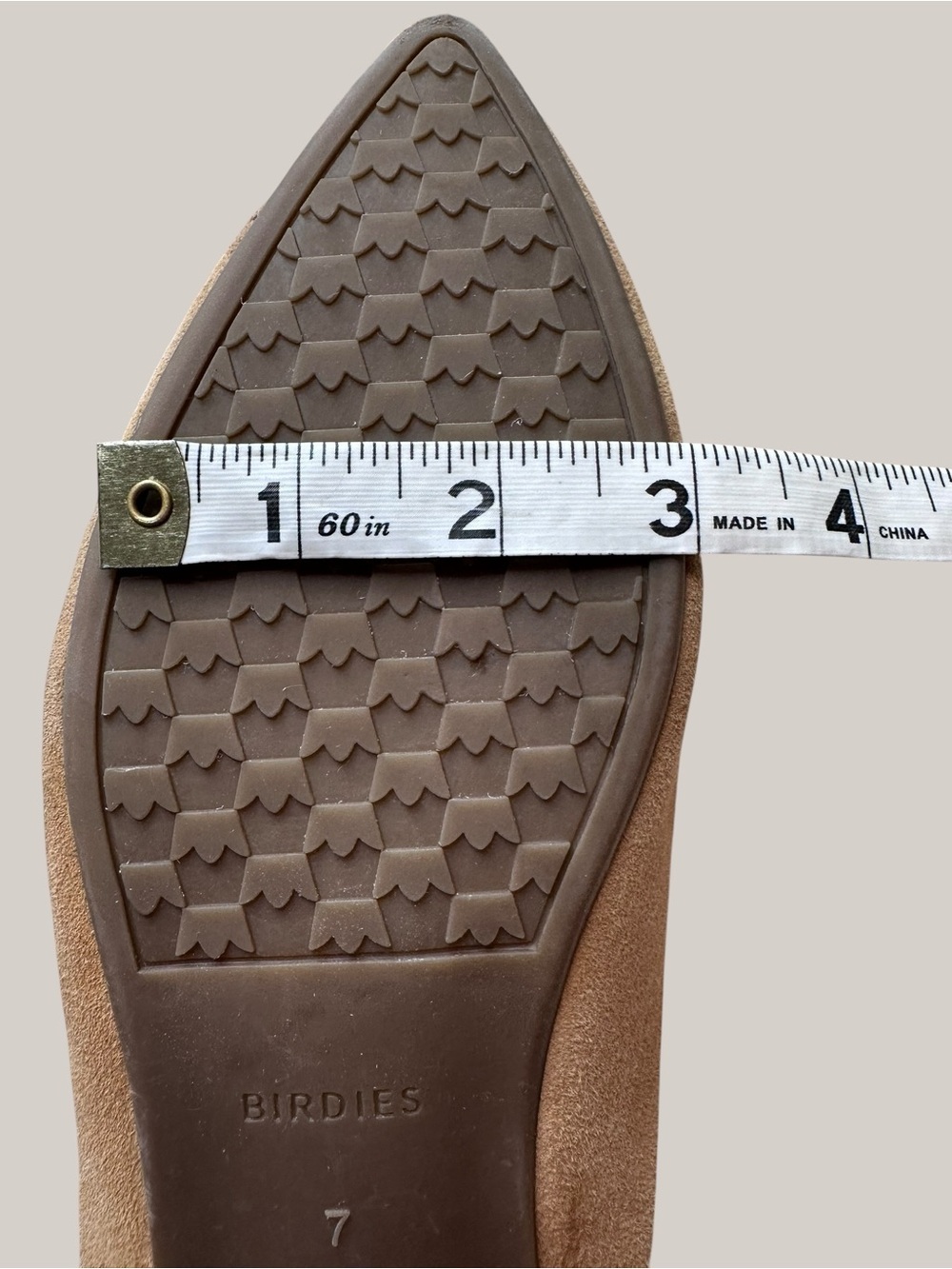 Birdies The Swan Pointed Toe Slip On Mules Golden Oak Suede Size: 7 Shoes Flats - Picture 16 of 17